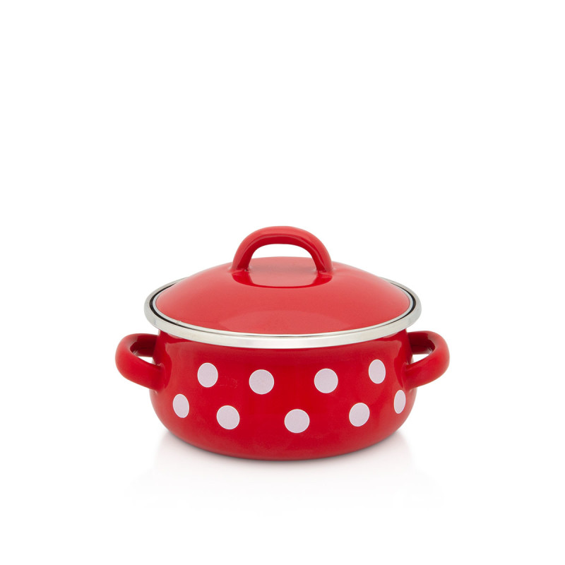 ŠERPA EMAJL PLITKA SA POK. 14cm-0,75L